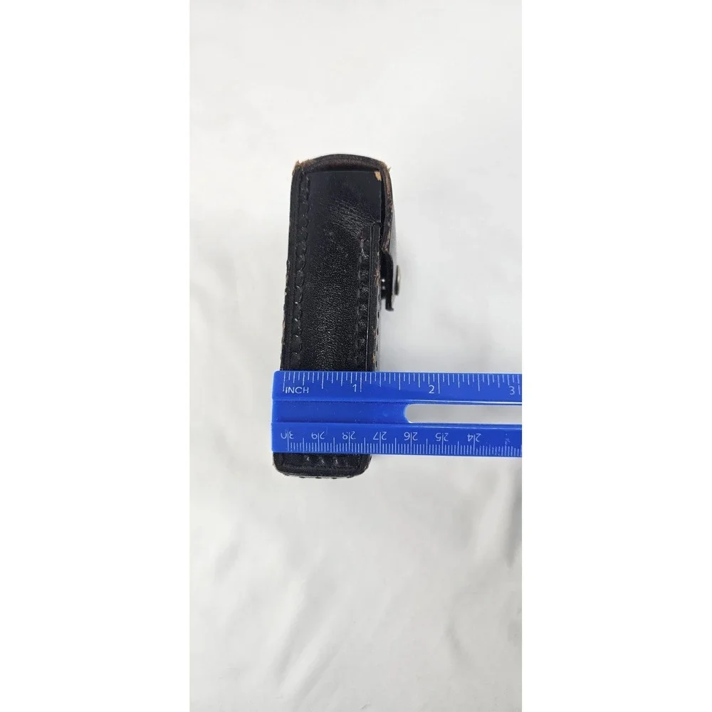 Vintage Black Box Catalog Leather Case Pouch‎ for Fox Box Tester TSW30B